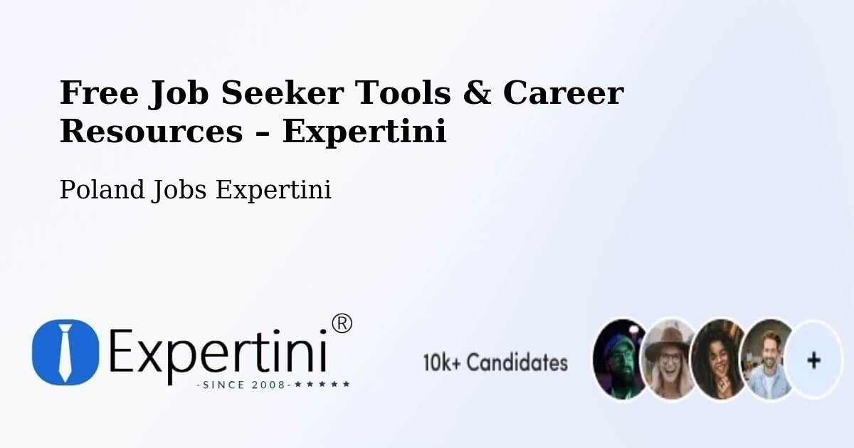 Free Job Seeker Tools & Career Resources – Mikstat - Mikstat, Poland Jobs Expertini