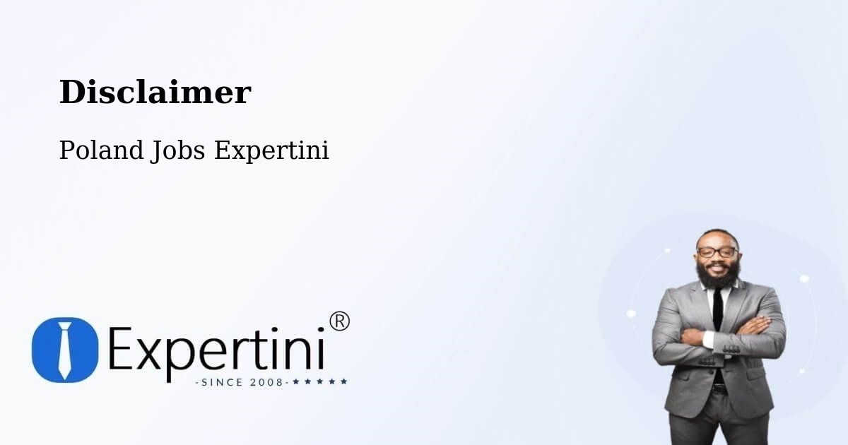 Disclaimer – Mikstat - Poland Jobs Expertini
