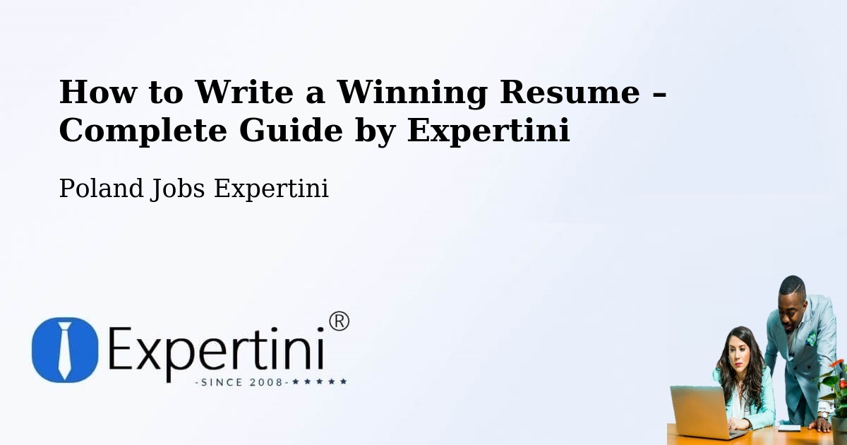 Resume Writing Guide for Job Seekers – Mikstat - Mikstat, Poland Jobs Expertini